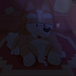 anthro bodily_fluids cum cum_inside excited female female/female feral genital_fluids loli pregnant pregnant_female solo young young_anthro lexusart616 bluey_(series) bingo_heeler australian_cattle_dog canid canine canis cattledog domestic_dog herding_dog mammal pastoral_dog