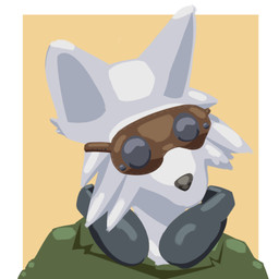 anthro clothing electronics eyewear eyewear_on_head goggles goggles_on_head headphones kanister male military_uniform solo uniform anonyjer sparkyjer arctic_fox canid canine fox mammal true_fox 1:1 hi_res