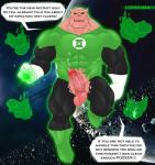 3_balls alien balls barbed_humanoid_penis bodily_fluids bolovaxian clothed clothing constructs cum dc_comics disembodied_penis english_text erection floating front_view genital_fluids genitals green_lantern green_lantern_(series) group hi_res humanoid humanoid_genitalia humanoid_penis hybrid_genitalia hybrid_penis kilowog looking_at_viewer lovkuma male multi_balls multi_genitalia muscular muscular_male not_furry open_mouth partially_clothed penile_spines penis pink_body pink_skin precum ring solo space teeth text tongue unusual_anatomy unusual_genitalia unusual_penis vein veiny_penis