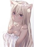 blonde_hair breasts cleavage clothed clothing female hair markings mole_(marking) nightgown solo tan_body tan_skin jimmy_madomagi animal_humanoid cat_humanoid felid felid_humanoid feline feline_humanoid humanoid mammal mammal_humanoid 2020 absurd_res hi_res