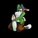 anthro big_breasts breasts clothing curvy_figure female fur grey_body grey_fur lipstick makeup markings mole_(marking) pink_nose solo tank_round white_body white_fur laffulaffubread paige_(laffulaffubread) lagomorph leporid mammal rabbit 1:1 alpha_channel