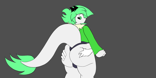 anthro big_butt bulge bulge_from_behind butt butt_grab clothing disembodied_hand femboy hand_on_butt leotard rear_view solo wide_hips hornydragon2003 mythology yeah_whatever_fatass dragon mythological_creature mythological_scalie scalie absurd_res hi_res nonbinary_(lore)