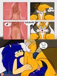 2020 3:4 age_difference ahegao anal anal_penetration anthro anthro_on_anthro anthro_penetrated anthro_penetrating anthro_penetrating_anthro arched_back balls bed big_butt big_pupils blue_body blue_eyes blue_fur blush blush_lines bodily_fluids borderless_panel bouncing butt canid canine cheek_tuft chest_tuft comic cowgirl_position cum cum_inside dialogue digital_media_(artwork) dilated_pupils dominant dominant_male duo ejaculation english_text erection eulipotyphlan eyes_closed facial_tuft five_frame_image four_frame_grid fox from_front_position fur furniture genital_fluids genitals green_eyes half-closed_eyes hands_on_legs head_on_pillow head_tuft heart_after_text heart_reaction heart_symbol hedgehog humanoid_genitalia humanoid_penis internal interspecies larger_male lidded_eyes looking_pleasured lying lying_on_bed male male/male male_on_bottom male_on_top male_penetrated male_penetrating male_penetrating_male mammal miles_prower moan motion_lines multicolored_body multicolored_fur narrowed_eyes older_male on_back on_bed on_bottom on_top onomatopoeia panel_overlap penetration penile penile_penetration penis penis_in_ass pepamintop pictographics pillow pointy_speech_bubble power_bottom precum pupils raised_shoulders saliva saliva_string screaming sega sex shaking size_difference slap_(sound_effect) smaller_male smaller_on_top smaller_penetrated sonic_the_hedgehog sonic_the_hedgehog_(series) sound_effects speech_bubble sperm_cell spread_legs spreading submissive submissive_male submissive_top tears tears_of_pleasure text text_with_heart thick_penis tongue tongue_out tremble_spikes trembling trembling_for_pleasure tuft vein veiny_penis white_body white_fur yellow_body yellow_fur younger_male younger_on_top younger_penetrated