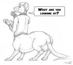 backsack balls bottomless butt cheese clothed clothing dairy_products eating fluffy food genitals liquid_cheese male nachos simple_background solo text white_background nisharu rustel mammal mammal_taur murid murid_taur murine rat rat_taur rodent rodent_taur taur english_text line_art monochrome