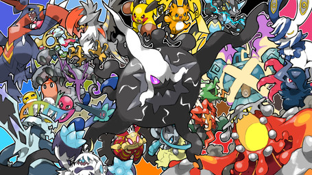 black_body black_eyes black_feathers blue_body blue_eyes blue_fur claws electricity feathers feet fire fur group hair ice lava no_pupils orange_body pink_eyes plant purple_eyes rainbow rainbow_background red_body red_eyes simple_background talons toes white_body white_fur white_hair yellow_body yellow_sclera blacknirrow nintendo pokemon pokemon_legends_z-a absol baxcalibur chimecho crabominable darkrai elemental_creature flora_fauna garchomp generation_1_pokemon generation_3_pokemon generation_4_pokemon generation_5_pokemon generation_6_pokemon generation_7_pokemon generation_9_pokemon glimmora golisopod golurk legendary_pokemon lucario magearna mega_absol_z mega_baxcalibur mega_chimecho mega_crabominable mega_darkrai mega_evolution mega_garchomp_z mega_glimmora mega_golisopod mega_golurk mega_heatran mega_lucario_z mega_magearna mega_meowstic mega_raichu mega_raichu_x mega_raichu_y mega_scovillain mega_staraptor mega_tatsugiri mega_tatsugiri_(curly_form) mega_zeraora meowstic pokemon_(species) raichu scovillain tatsugiri tatsugiri_(curly_form) zeraora 16:9 hi_res widescreen