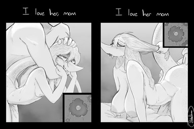 5_fingers ahegao anthro anthro_penetrated areola arm_around_neck arm_bite bed big_areola big_breasts big_butt bite bodily_fluids breast_size_difference breasts butt cum cum_in_vagina cum_inside curvy_figure dialogue doggystyle eyelashes faceless_character faceless_human faceless_male female female_on_human female_penetrated fingers freckled_breasts freckled_butt freckled_face freckled_legs freckled_shoulders freckled_tail freckles from_behind_position furniture genital_fluids group hair hair_grab hourglass_figure huge_areola human_on_anthro human_penetrating human_penetrating_anthro human_penetrating_female impregnation interspecies interspecies_impregnation leaking leaking_cum long_tail looking_pleasured male male/female male_on_anthro male_penetrating male_penetrating_anthro male_penetrating_female mature_anthro mature_female natural_breasts nipples nude nude_anthro nude_female nude_human nude_male on_bed orgasm_face ovum penetration penile penile_penetration penis_in_vagina sex smile snout sperm_cell sweat sweatdrop sweaty_breasts tail tail_motion tail_tuft tailwag teeth text thick_thighs touching_hair trio tuft vaginal vaginal_penetration voluptuous voluptuous_anthro voluptuous_female wide_hipped_anthro wide_hipped_female wide_hips ratherdevious cavemanon_studios puppet_pals snoot_game judee tarja_(snoot_game) dinosaur human mammal prehistoric_species reptile saurischian scalie theropod troodon troodontid 2025 absurd_res artist_name english_text greyscale hi_res monochrome watermark daughter_(lore) mother_(lore) mother_and_child_(lore) mother_and_daughter_(lore) parent_(lore) parent_and_child_(lore) parent_and_daughter_(lore)
