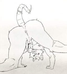 anthro anus balls bodily_fluids butt claws finger_claws fur genitals hair ink looking_at_viewer male nipples nude penis piercing smile solo tail tongue bug_eater epic_games fortnite skillet_(fortnite) american_opossum mammal marsupial virginia_opossum absurd_res hi_res traditional_media_(artwork)