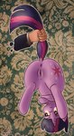 absurd_res anus butt crossed_arms cutie_mark derpah detailed_background disembodied_hand equine female feral friendship_is_magic fur hair hanging hi_res horn horse human mammal multi-colored_hair my_little_pony nude pattern_background pony purple_eyes purple_fur purple_hair pussy signature tail_grab tail_pull twilight_sparkle_(mlp) unicorn unimpressed upside_down
Rating: Explicit
Score: 24
User: Jatix
Date: January 17, 2014
