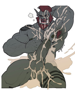 5_fingers abs armpit_hair autobukkake balls barazoku beard big_muscles big_penis bodily_fluids body_hair breath chest_hair cum cum_drip cum_everywhere cum_on_balls cum_on_belly cum_on_body cum_on_chest cum_on_face cum_on_ground cum_on_own_face cum_on_penis cum_on_self dripping ear_piercing ear_ring excessive_cum excessive_genital_fluids facial_hair facial_piercing fingers foreskin genital_fluids genitals green_body green_nipples green_skin hair huge_penis humanoid_genitalia humanoid_penis humanoid_pointy_ears lying male messy muscular muscular_humanoid muscular_male mustache nipples nose_piercing nose_ring on_back open_mouth panting partially_retracted_foreskin penis piercing pointy_ears red_hair ring_piercing simple_background solo tattoo tusks vein veiny_muscles veiny_penis white_background yellow_eyes nightterror no_nut_november aruk humanoid orc 2019 hi_res meme