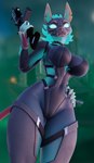 anthro big_breasts blue_eyes blue_hair breasts crossgender female glowing glowing_eyes gun hair hand_on_hip holding_gun holding_object holding_ranged_weapon holding_shotgun holding_weapon ranged_weapon shotgun solo tail thick_thighs weapon mauve_suma mayosplash_(modeler) epic_games fortnite mythology cerberus_(fortnite) canid canid_demon canine demon hellhound mammal mythological_canine mythological_creature 3d_(artwork) digital_media_(artwork) hi_res