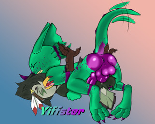 2_penises ambiguous_gender ambiguous_penetrated anal animal_genitalia animal_penis anthro backsack balls excited excited_expression genitals hemipenes male male/ambiguous male_penetrating male_penetrating_ambiguous multi_genitalia multi_penis musk penetration penis sex simple_background tail tail_motion tailwag wag yiffster mythology nintendo tears_of_the_kingdom the_legend_of_zelda avian bat bird dragon hybrid mammal mythological_creature mythological_scalie scalie colored hi_res shaded