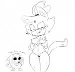 anthro blush breasts clothed clothing duo female fur genitals hair heart_symbol licking licking_lips looking_at_viewer male nipples one_breast_out open_mouth partially_clothed pussy self_lick solo_focus tongue tongue_out tenshigarden sega sonic_the_hedgehog_(series) ugandan_knuckles blaze_the_cat knuckles_the_echidna domestic_cat echidna felid feline felis mammal monotreme 2018 digital_drawing_(artwork) digital_media_(artwork) hi_res meme monochrome