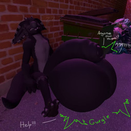 anthro balls big_balls big_penis cock_vore dialogue digestion digestion_noises genitals huge_penis hyper hyper_genitalia hyper_penis male male_pred penile penis public sleeping_nude snoring solo sound_effects text urethral_bulge vore sound_warning vikvillince capcom monster_hunter villince flying_wyvern nargacuga 1:1 3d_(artwork) 3d_animation animated digital_media_(artwork) long_playtime sound webm