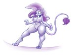 3_toes 4_fingers anthro breasts collar feet female fingers genitals hair nipples nude open_mouth pussy simple_background solo standing surprise toes white_background tgwonder bose_(character) felid lion mammal pantherine 2017 4:3 sketch