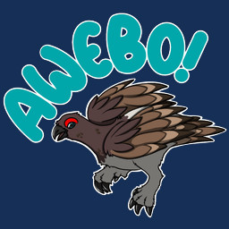 ambiguous_gender beak brown_body brown_feathers feathers feral solo sticker text white_body white_feathers m1lkb4rk mirage_(m1lkb4rk) avian bird galliform grouse phasianid ptarmigan 1:1 alpha_channel english_text