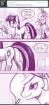 2011 ask_blog ask_princess_molestia book butt comic crown cutie_mark dialogue duo english_text equid equine fan_character feathered_wings feathers female female/female feral friendship_is_magic fur hair hasbro headgear hi_res horn john_joseco mammal monochrome my_little_pony mythological_creature mythological_equine mythology princess princess_celestia_(mlp) princess_molestia quadruped royalty tail text third-party_edit tiara tumblr twilight_sparkle_(mlp) unicorn winged_unicorn wings