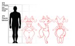 anthro big_butt blush butt chart cheek_tuft digitigrade dipstick_tail duo facial_tuft featureless_crotch female flat_chested front_view height_chart huge_butt huge_hips huge_thighs imperial_unit inner_ear_fluff knock-kneed looking_at_viewer male markings metric_unit pigeon_toed rear_view side_view silhouetted_body small_waist solo_focus tail tail_markings thick_thighs tuft wide_hips box_(hajimeyou654) nintendo pokemon braixen generation_6_pokemon human mammal pokemon_(species) aliasing digital_media_(artwork) hi_res model_sheet monochrome