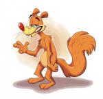 fur orange_body orange_fur rodney_squirrel solo orlandofox cartoon_network cc-by-nc-nd creative_commons squirrel_boy rodney_j._squirrel mammal rodent sciurid tree_squirrel 2019 hi_res