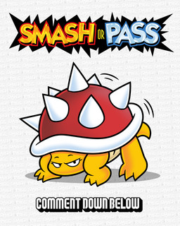 ambiguous_gender black_eyes eyelashes feral half-closed_eyes looking_at_viewer motion_lines narrowed_eyes red_shell scales shell simple_background solo spiked_shell spikes spikes_(anatomy) standing tail text text_background white_background yellow_body yellow_scales downrightshoddy mario_bros nintendo koopa scalie spiny 4:5 absurd_res english_text hi_res