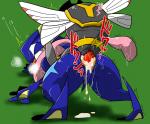 amphibian anthro arthropod blush bodily_fluids clitoris cum cum_in_pussy cum_inside duo erection female female_penetrated generation_3_pokemon generation_6_pokemon genital_fluids genitals greninja half-closed_eyes insect insect_wings japanese_text kageyama looking_back male male/female male_penetrating male_penetrating_female narrowed_eyes ninjask nintendo nude penetration penile penile_penetration penis penis_in_pussy pink_eyes pokemon pokemon_(species) pussy sex shaking sweat text tongue tongue_out vaginal vaginal_penetration wings