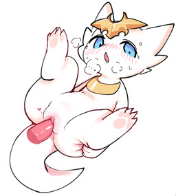 blue_eyes blush bodily_fluids breath claws disembodied_penis female feral genitals heart_symbol legs_up loli male panting pawpads paws penetration penis solo_focus sweat sweatdrop tail vaginal vaginal_penetration vulva white_body young young_female young_feral kirichiiii dragon_village mythology dragon god_dragon mythological_creature mythological_scalie scalie