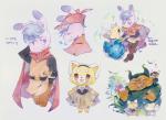 anthro cosplay female group holding_melee_weapon holding_object holding_sword holding_weapon male melee_weapon parody sword text weapon salvador_bear aggretsuko disney sanrio sleeping_beauty_(1959) chief_komiya director_ton fenneko maleficent retsuko tadano_(aggretsuko) ailurid asinus canid canine domestic_pig donkey equid equine fennec_fox fox herpestid mammal meerkat red_panda suid suina sus_(pig) true_fox 2019 hi_res korean_text translated