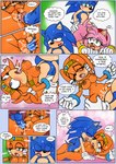 2022 absurd_res ahegao amy_rose anthro balls black_nose blue_balls blue_body blue_eyes blue_penis bodily_fluids breasts comic digital_media_(artwork) echidna ejaculation english_text eulipotyphlan female female_penetrated genital_fluids genitals gold_(metal) gold_jewelry green_eyes heart_eyes heart_symbol hedgehog hi_res jewelry looking_pleasured male male/female male_penetrating male_penetrating_female mammal monotreme nipples nude open_mouth orange_body penetration penis pussy_ejaculation raianonzika sega sex sonic_adventure sonic_the_hedgehog sonic_the_hedgehog_(series) speech_bubble text tikal_the_echidna vaginal_fluids