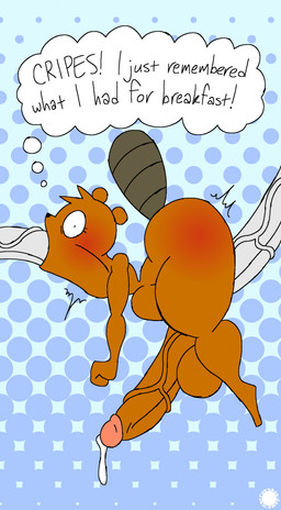 abdominal_bulge anal anal_penetration anthro balls big_butt big_penis blush bodily_fluids body_blush brown_body brown_fur butt butt_blush cum cum_drip curvy_figure deep_throat dialogue dripping emanata erection eyelashes femboy flash_emanata fur genital_fluids genitals halftone_background head_tuft huge_penis humanoid_genitalia humanoid_penis hyper hyper_genitalia hyper_penis logo male neck_bulge oral oral_penetration pattern_background penetration penis simple_background small_waist solo tail text thick_thighs thought_bubble tuft vein veiny_penis wasp_waist wide_hips thatdawgmurray beaver_and_steve beaver_(beaver_and_steve) beaver mammal rodent absurd_res aliasing artist_logo artist_name digital_media_(artwork) english_text halftone hi_res signature