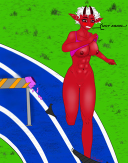 abs accident accidental_exposure anthro areola athletic athletic_anthro athletic_female athletic_wear belly big_breasts black_clothing black_eyebrows black_panties black_sclera black_underwear blurred_background blush blush_lines body_blush bottomwear bouncing_breasts breasts butt caught claws clenched_teeth clenching clitoral_hood clitoris clothing clothing_pull clumsy collarbone covering covering_breasts crop_top curvy_figure detailed_background dialogue ear_piercing embarrased_female embarrassed exposed exposed_breasts exposing eyebrows eyelashes female finger_claws fingers fist fitness genitals glistening glistening_abs glistening_areola glistening_body glistening_breasts glistening_eyes glistening_genitalia glistening_nipples glistening_skin glistening_vulva grass grey_sclera gym_bottomwear gym_shorts hair horn hourglass_figure huge_breasts humiliation humiliation_fetish jewelry jiggling lips long_ears looking_down messy_hair midriff muscular muscular_anthro muscular_female muscular_thighs navel nipple_piercing nipples not_furry nude nude_anthro nude_female panties pants piercing pink_bottomwear pink_clothing pink_crop_top pink_pants pink_shirt pink_shorts pink_topwear plant pubes public public_exposure public_nudity pupils red_areola red_body red_breasts red_eyes red_horn red_lips red_nipples red_pupils red_skin red_vulva running senftember2025 shaved shaved_vulva shirt short_hair shorts simple_coloring solo sportswear standing striped_horn stripes surprised tail tearing_clothing teeth teeth_showing text thick_thighs tongue topwear torn_bottomwear torn_clothing torn_panties torn_pants torn_shorts torn_underwear underwear undressed undressing upset voluptuous voluptuous_anthro voluptuous_female vulva vulva_blush wardrobe_malfunction white_hair wide_hipped_anthro wide_hipped_female wide_hipped_humanoid wide_hips worried worried_face worried_look tibunsfw nike raxaya demon demon_humanoid horned_humanoid humanoid succubus tailed_humanoid 2025 absurd_res digital_drawing_(artwork) digital_media_(artwork) english_text hi_res shaded simple_shading sketch