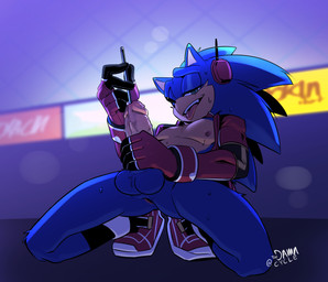 anthro anus areola balls blue_body bodily_fluids bottomless bottomless_anthro bottomless_male clothed clothing dripping electronics erection footwear fur genital_fluids genitals gloves green_eyes hair hand_on_penis handwear headphones holding_object holding_sex_toy humanoid_genitalia humanoid_penis jacket looking_pleasured male masturbation nipples object_in_urethra open_clothing open_jacket open_mouth open_topwear pecs penetration penile penile_masturbation penis precum precum_drip sex_toy sex_toy_in_urethra sex_toy_insertion shoes smile socks solo sounding_rod spread_legs spreading sweat sweatdrop teeth tongue tongue_out topwear urethral urethral_bulge urethral_masturbation urethral_penetration toodamncycle sega sonic_the_hedgehog_(series) sonic_the_hedgehog eulipotyphlan hedgehog mammal absurd_res digital_media_(artwork) hi_res