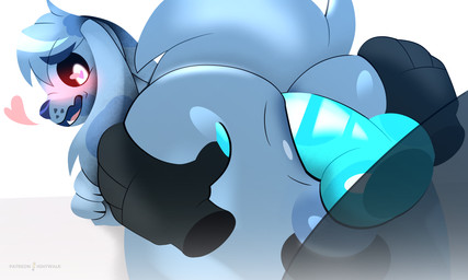 ahegao anal anal_penetration anthro anus arm_support ass_up balls bangs bdsm big_penis black_body black_eyes black_penis blue_anus blue_balls blue_body blue_eyebrows blue_fur blue_nose blue_penis blush bubble_butt butt butt_grab claws dominant dominant_male duo eyebrows fangs femboy flushed fur genitals hand_on_butt heart_eyes heart_symbol knot leaning_on_elbow long_ears looking_at_another looking_at_partner looking_back looking_pleasured male male/male male_penetrated male_penetrating male_penetrating_male markings nude open_mouth penetration penile penile_penetration penis penis_in_ass penis_size_difference presenting presenting_hindquarters raised_tail rear_view sex simple_background spots spotted_body stretched_anus submissive submissive_male tail teeth tongue toony unusual_eyes worried walk-w-igny alfred_killian_(walk-w-igny) marshall_(marshallp) aquatic bird_dog canid canine canis domestic_dog fish hunting_dog mammal ray_(fish) spaniel stingray 2022 digital_drawing_(artwork) digital_media_(artwork) hi_res lineless
