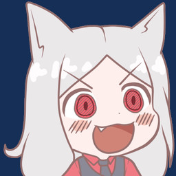 blush clothed clothing cute_fangs fangs female grey_hair hair necktie open_mouth red_eyes shirt simple_background solo teeth topwear transparent_background vest zerorespect_bot gyate_gyate helltaker cerberus_(helltaker) animal_humanoid canid canid_humanoid canine canine_humanoid dog_humanoid humanoid mammal mammal_humanoid 1:1 2020 alpha_channel low_res