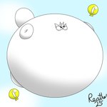 anthro belly belly_expansion big_belly big_cheeks big_tail black_sclera blue_nose blue_sky body_inflation cheek_expansion cloud expansion floating huge_belly huge_cheeks huge_tail hyper hyper_belly hyper_inflation hyper_tail immobile inflation male power_balloon puffed_cheeks sky skyscape solo spherical_inflation tail tail_expansion three-quarter_view white_body white_ears white_eyes white_tail reathe mario_bros microsoft nintendo ori_(series) xbox_game_studios ori_(ori) guardian_spirit 2025 absurd_res colored digital_media_(artwork) hi_res shaded signature