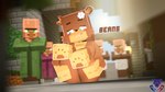 feet foot_fetish foot_focus group pawpads plushie rookieanimator210 microsoft minecraft mojang xbox_game_studios bia_(slipperyt) animate_inanimate bear mammal villager_(minecraft) 16:9 3d_(artwork) 4k absurd_res digital_media_(artwork) hi_res source_filmmaker_(artwork) widescreen