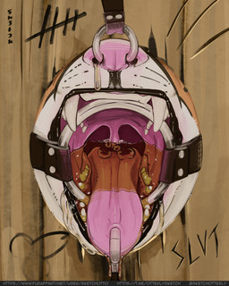 ambiguous_form ambiguous_gender bdsm bodily_fluids detailed_background drinking drinking_urine facial_piercing forced forced_oral gag genital_fluids glory_hole leash leash_in_mouth leash_pull mouth_shot nose_piercing nose_ring object_in_mouth open_mouth oral piercing restraints ring ring_gag ring_piercing saliva sex solo steam tongue tongue_out tongue_piercing urine urine_in_mouth urine_on_face urine_pool urine_stream watersports sketchotterly cheetah felid feline mammal 4:5 absurd_res hi_res