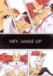 absurd_res adopted_(lore) adopted_son_(lore) adoptive_mother_(lore) age_progression bed biped blonde_hair bottomwear braixen breasts clothing comic delphox duo female fur furniture generation_6_pokemon hair hi_res human interspecies lemonbizate_(artist) looking_pleasured male mammal mother_(lore) mother_and_child_(lore) mother_and_son_(lore) nintendo orange_body orange_fur parent_(lore) parent_and_child_(lore) parent_and_son_(lore) pokemon pokemon_(species) red_body red_fur size_difference sleeping son_(lore) text topwear waking_up young
