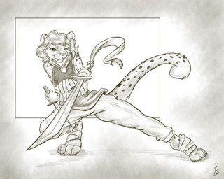 action_pose anthro bedroom_eyes clothed clothing dagger female fur hair melee_weapon narrowed_eyes pose seductive solo sword tail weapon whiskers flinters cheetah felid feline mammal 2020 5:4