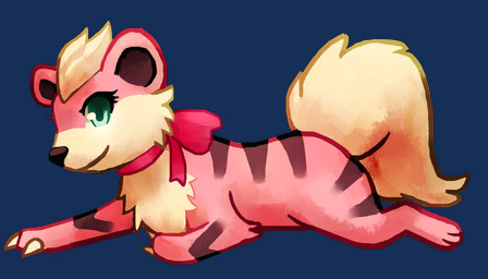 ambiguous_gender blue_eyes claws closed_smile eyelashes feral finger_claws fluffy fluffy_tail fur looking_at_viewer lying mouth_closed on_front on_ground paws pink_body pink_fur quadruped simple_background smile solo tail transparent_background white_sclera flavia-elric nintendo pokemon generation_1_pokemon growlithe pokemon_(species) 2015 7:4 absurd_res alpha_channel digital_media_(artwork) full-length_portrait hi_res portrait shaded