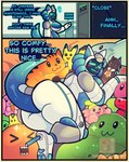 ambiguous_gender anthro biped blue_eyes blush butt clothing dialogue eyes_closed footwear hair high_heels lying machine plushie secretly_loves_it shoes simple_background sleeping solo speech_bubble tail text thick_thighs wide_hips nagifur nintendo pokemon a1_(nagifur) alien generation_1_pokemon goo_creature mammal pikachu pokemon_(species) robot rodent comic digital_media_(artwork) english_text pixel_(artwork)