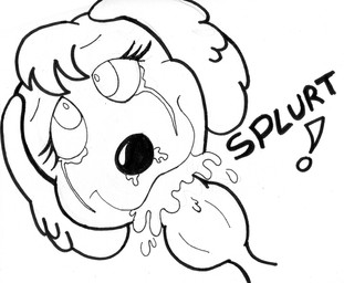 bodily_fluids cum cum_in_mouth cum_inside duo female feral genital_fluids genitals male male/female onomatopoeia oral penis solo_focus sound_effects splurt tears text reddragonkan paw_patrol skye_(paw_patrol) canid canine canis cockapoo domestic_dog human mammal mixed_breed character_request monochrome