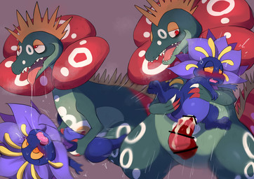 ahegao anal anthro blush bodily_fluids censor_bar censored_genitalia censored_penis crying cum cum_inside dominant dominant_male drooling duo eyes_rolled_up fangs female flared_penis fleshlight_position forced forceful genital_fluids genitals grabbing larger_male looking_pleasured male male/female markings penis plant saliva saliva_string sex size_difference slightly_chubby smaller_female spines steam striped_genitalia striped_markings striped_penis striped_tail stripes sweat sweatdrop tail tail_markings tears teeth tongue tongue_out unusual_anatomy unusual_genitalia unusual_penis vaginal zaramecatnyar floraverse mythology nymlus wilburforce_(graedius) dragon elemental_creature flora_fauna frilled_petal_dragon mythological_creature mythological_scalie scalie absurd_res censored hi_res