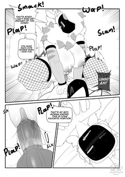 >_< age_difference anthro areola arm_warmers armwear big_breasts blush blush_lines bodily_fluids breasts clenched_teeth clitoris clothing cowgirl_position crouching cybernetics dialogue dominant dominant_female drooling duo eyes_closed female fishnet_arm_warmers fishnet_armwear fishnet_clothing fishnet_legwear fishnet_stockings from_front_position fur genitals hand_on_chest knot knotted_penis larger_anthro legwear machine male male/female mature_anthro mature_female moan natural_breasts neck_tuft nipples on_bottom on_top onomatopoeia orgasm_face penetration penile penile_penetration penis penis_in_vagina protogen_visor saliva screen screen_face sex size_difference smaller_anthro smaller_male sound_effects speech_bubble sweat sweaty_breasts teeth text thick_thighs tuft vaginal vaginal_penetration vein veiny_penis vulva younger_male jadenarts jaden_(jadenarts) smeg_(jadenarts) cyborg mammal protogen absurd_res comic digital_drawing_(artwork) digital_media_(artwork) english_text greyscale hi_res monochrome watermark incest_(lore) mother_(lore) mother_and_child_(lore) mother_and_son_(lore) parent_(lore) parent_and_child_(lore) parent_and_son_(lore) son_(lore)