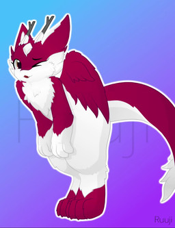 anthro butt chest_tuft dragon_tail eyes_closed female fur horn logo open_mouth pawpads shaking_butt solo tail tuft ruuji mythology dragon furred_dragon furred_scalie mythological_creature mythological_scalie scalie 2d_animation animated hi_res high_framerate huge_filesize long_playtime motion_tweening sound video