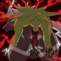 4_toes animal_genitalia animal_penis animal_vulva anus balls big_butt black_body black_fur black_pawpads blush butt canine_genitalia canine_penis clitoral_winking clitoris duo electricity equine_genitalia equine_vulva erection feet female female_penetrated feral feral_on_feral feral_penetrated feral_penetrating feral_penetrating_feral from_behind_position fur genitals green_body green_fur hair interspecies knot knotted_penis larger_female lightning looking_at_viewer looking_back looking_back_at_viewer male male/female male_penetrating male_penetrating_female markings multicolored_body multicolored_fur nipples off_the_ground open_mouth pawpads paws penetration penile penile_penetration penis penis_in_vagina quadruped rear_view red_lighting sex simple_background size_difference smaller_male striped_body striped_fur striped_markings stripes tail teats toes two_tone_body two_tone_fur vaginal vaginal_penetration vulva white_body white_fur dawnlux nintendo pokemon canid canine eeveelution equid equine generation_1_pokemon generation_5_pokemon jolteon mammal pokemon_(species) shiny_pokemon zebstrika 1:1 digital_media_(artwork)