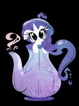 blue_eyes female feral hair horn looking_at_viewer purple_hair simple_background solo teapot transparent_background bamboodog friendship_is_magic hasbro my_little_pony mythology rarity_(mlp) equid equine mammal mythological_creature mythological_equine unicorn alpha_channel