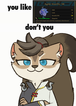 4_fingers ambiguous_gender anthro asian_clothing blue_eyes brown_body brown_fur brown_hair brown_nose closed_smile clothing countershade_fur countershading crossed_arms east_asian_clothing eyebrow_through_hair eyebrows eyelashes fingers fur gameplay_mechanics gui hair half-closed_eyes head_tuft inner_ear_fluff long_tail looking_at_viewer mouth_closed multicolored_body multicolored_fur narrowed_eyes simple_background smile smiling_at_viewer smug_face solo stats tail text translucent translucent_hair tuft white_background conditional_dnp tangerine_(artist) boy_kisser_(meme) gunfire_reborn momo_(gunfire_reborn) mammal rodent sciurid tree_squirrel 2025 digital_drawing_(artwork) digital_media_(artwork) english_text half-length_portrait meme portrait male_(lore)