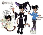 alternate_costume anthro duo female witch_costume witchpanda cynthia_(snoot_game) witchpanda_(character) dinosaur mammal ornithischian prehistoric_species reptile scalie stegosaurian stegosaurus thyreophoran absurd_res hi_res model_sheet