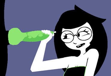 animal_genitalia anthro anthro_penetrating anthro_penetrating_human black_clothing black_dress black_hair bodily_fluids buckteeth canine_genitalia clothing disembodied_hand dress duo eyewear faceless_character faceless_male female female_focus female_on_anthro female_penetrated genital_fluids genitals glasses hair hand_on_head handjob human_on_anthro human_penetrated inserting interspecies kneeling knot knotted_penis leaking_precum long_hair looking_at_genitalia looking_at_penis male male/female male_on_human male_penetrating male_penetrating_female oral oral_penetration penetration penile penile_penetration penis penis_in_mouth pixelated precum round_glasses sex simple_background slim solo_focus standing strapless_clothing strapless_dress teeth uglycoal homestuck ms_paint_adventures bec_noir jade_harley human mammal aliasing animated digital_media_(artwork) shaded simple_shading
