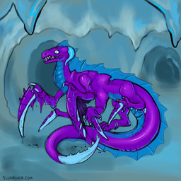 blood blue_horn bodily_fluids body_horror claws exoskeleton female feral frill_(anatomy) goo-connected_lips horn membrane_(anatomy) membranous_frill membranous_wings nude open_mouth quadruped scales scared shedding shedding_skin solo species_transformation tail transformation wings oddbird european_mythology mythology warhammer_(franchise) warhammer_40000 dracarna alien dragon monster mythological_creature mythological_scalie scalie tyranid western_dragon 1:1 2019 hi_res