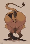 anthro anus bent_over big_anus big_butt brown_anus brown_body brown_fur brown_pussy bubble_butt butt clothing clothing_aside faceless_anthro faceless_character faceless_female female fur genitals huge_butt panties panties_aside pose presenting presenting_anus presenting_hindquarters presenting_pussy puffy_anus pussy raised_tail rear_view solo tail tail_anus underwear underwear_aside casloafy praise_da_booty_(meme) jessifer_(andrewhitebunny) bovid bovine cattle mammal 2023 digital_media_(artwork) hi_res